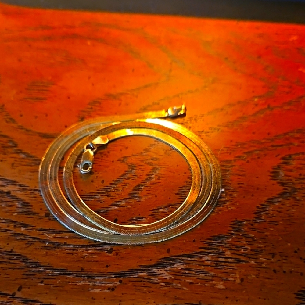 Elegant 20" Gold Plated Chain Necklace